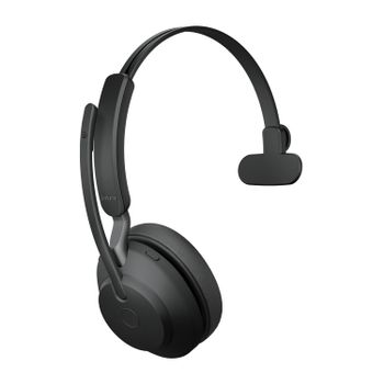 JABRA a Evolve2 65 UC Mono - Headset - on-ear - convertible - Bluetooth - wireless - USB-A - noise isolating - black - with charging stand (26599-889-989)