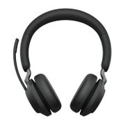 JABRA a Evolve2 65 MS Stereo - Headset - on-ear - Bluetooth - wireless - USB-A - noise isolating - black - Certified for Microsoft Teams