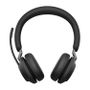 JABRA a Evolve2 65 UC Stereo - Headset - on-ear - Bluetooth - wireless - USB-C - noise isolating - black (26599-989-899)