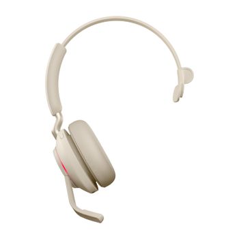 JABRA Evolve2 65 - USB-A UC Mono with Charging Stand - Beige (26599-889-988)