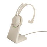 Jabra Evolve2 65 MS Mono - hodesett - med ladestativ (26599-899-988)