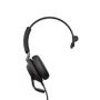 JABRA a Evolve2 40 MS Mono - Headset - on-ear - convertible - wired - USB-C - noise isolating - Certified for Microsoft Teams (24089-899-899)