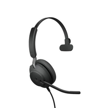 JABRA a Evolve2 40 MS Mono - Headset - on-ear - convertible - wired - USB-C - noise isolating - Certified for Microsoft Teams (24089-899-899)