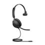 JABRA a Evolve2 40 MS Mono - Headset - on-ear - convertible - wired - USB-C - noise isolating - Certified for Microsoft Teams (24089-899-899)