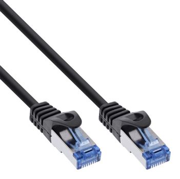 INLINE Patch cable, Cat.6A, S/FTP, PE outdoor, black, 7.5m (72807S)