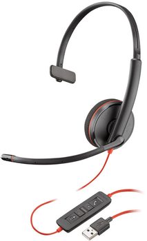 POLY Headset Blackwire 3210 Mon. USB-A (209744-201)