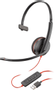 POLY Headset Blackwire 3210 Mon. USB-A