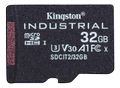 KINGSTON 32GB microSDHC Industrial C10 A1 pSLC
