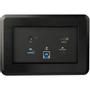 STARTECH StarTech.com Conference Room Docking Station, Universal Laptop Dock, 4K HDMI, 60W Power Delivery, USB Hub, GbE, Audio, In-Table Connectivity Box For Huddle/ Boardroom Collaboration Space - For Teams &  (KITBZDOCK)