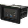 STARTECH StarTech.com Conference Room Docking Station, Universal Laptop Dock, 4K HDMI, 60W Power Delivery, USB Hub, GbE, Audio, In-Table Connectivity Box For Huddle/ Boardroom Collaboration Space - For Teams &  (KITBZDOCK)