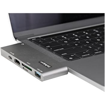 STARTECH USB-C TO 4K HDMI/ PD/ SD/ USB - MAC MULTIPORT ADAPTER 60HZ CABL (DKT30CMHSDPD)