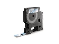 DYMO D1 12mm 1pk, Sort/Klar