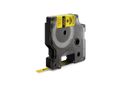 DYMO RHINO HEAT SHRINK TUBE 6X 1,5 BLACK ON YELLOW                  IN SUPL