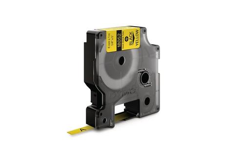 DYMO RHINOPRO 1/4IN YLW HEAT SHRINK TUBES (18052)