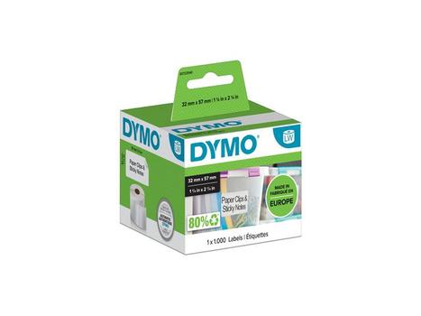 DYMO Multi-purpose labels - white - 57 x 32 mm - 1000 label(s) ( 1 roll(s) x 1000 ) - for DYMO LabelWriter - S0722540 (S0722540)