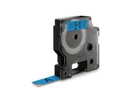 D1 12mm Black/ Blue labels 45016