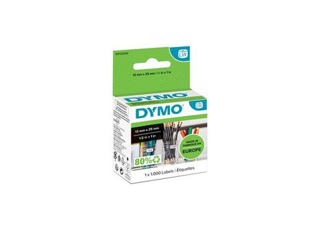 DYMO LabelWriter yleistarra,  23x12 mm, valkoinen,  1-pakkaus (1000 kpl) (S0722530)