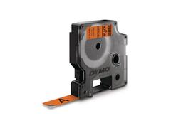 DYMO D1 Durable 12 mm x 3 M, Black on Orange
