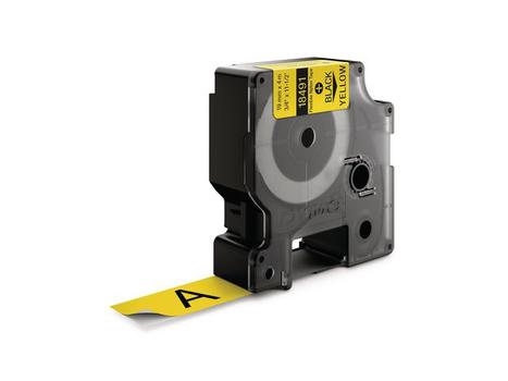 DYMO RHINOPRO 3/4IN YELLOW FLEX NYLON TAPE (18491 $DEL)