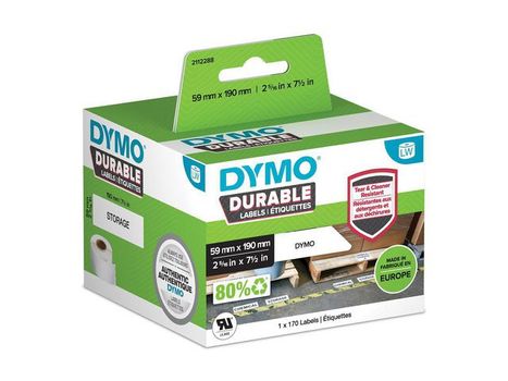 DYMO LabelWriter Durable store hylleetiketter 59mmx190mm (2112288)