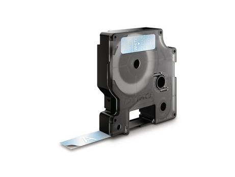 DYMO D1 12mm , Hvit/Klar (S0720600)