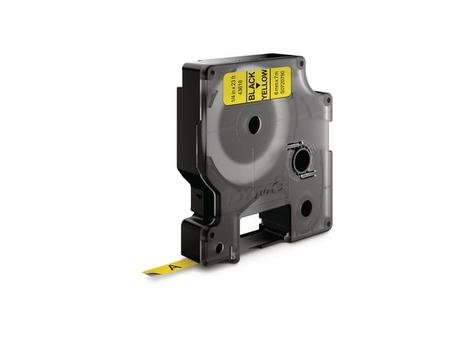 DYMO D1 6mm 1pk, Sort/Gul (S0720790)