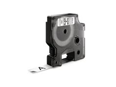 DYMO D1 12mm 1pk, Nylon Sort/Hvit