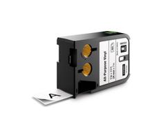 DYMO XTL Universal vinyl tape Sort/Hvid 24mm