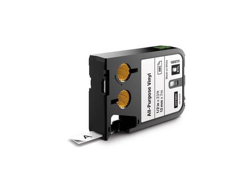 DYMO XTL TAPE VINYL PERMANENT ENDLESSLY 12MM X 7M BLACK SUPL (1868751)