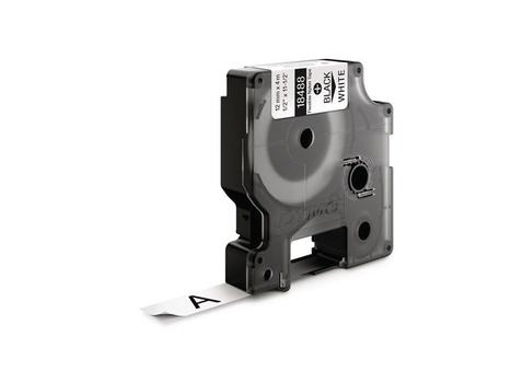DYMO RHINO TAPE NYLON 12MM/3.5M BLACK ON WHITE IN SUPL (S0718100)