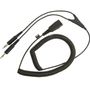 JABRA QD Cord to 2x 3,5mm pin plug coiled 0,5 - 2 meters for GN2100 GN2000 GN2200