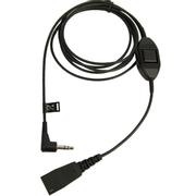 JABRA QD Cord to 3.5 mm jack. With in-line call-answering for Alcatel 8er and 9er Series