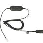 JABRA Smart Cord QD to RJ10 coiled 0,7 - 2 meters with 8-position switch configurator for STD Headsets