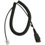 JABRA QD Cord to RJ45, coiled, 0,5 - 2m, only in connection with Jabra BIZ 2400 balanced on Siemens Openstage