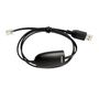 JABRA 14201-29 tussenstuk voor kabels RJ-9 USB A Zwart