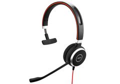 JABRA EVOLVE 40 UC Mono USB Headband Noise cancelling USB connector with mute-button and volume control on the cord