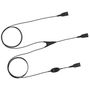 JABRA a Supervisor Y-Cord - Headset splitter - Quick Disconnect to Quick Disconnect