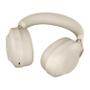 JABRA a Evolve2 85 UC Stereo - Headset - full size - Bluetooth - wireless, wired - active noise cancelling - 3.5 mm jack - noise isolating - beige