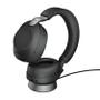 JABRA a Evolve2 85 UC Stereo - Headset - full size - Bluetooth - wireless, wired - active noise cancelling - 3.5 mm jack - noise isolating - black (28599-989-989)