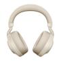JABRA a Evolve2 85 MS Stereo - Headset - full size - Bluetooth - wireless, wired - active noise cancelling - 3.5 mm jack - noise isolating - beige - Certified for Microsoft Teams