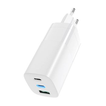 SIGN 65W Charger, USB-C PD, Fast charging, MacBook Air, iPhone, etc. - White (SN-PD65W)