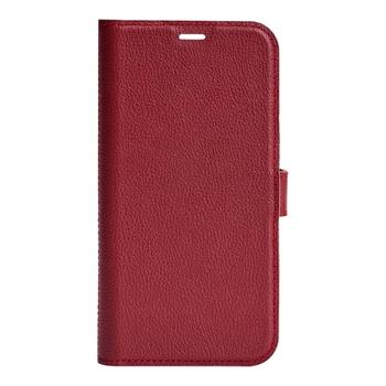 Essentials iPhone 12/12 Pro leather wallet, detachable,  Red (1110540)