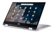ACER Chromebook Spin 513 CP513-1H - Flipputformning - Snapdragon 7c Kryo 468 - Chrome OS - Qualcomm Adreno 618 - 8 GB RAM - 64 GB eMMC - 13.3" IPS pekskärm 1920 x 1080 (Full HD) - Wi-Fi 5 - rent silver - k (NX.AS6ED.002)