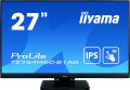 IIYAMA ProLite T2754MSC-B1AG - LED monitor - 27" - touchscreen - 1920 x 1080 Full HD (1080p) @ 60 Hz - IPS - 300 cd/m² - 1000:1 - 4 ms - HDMI, VGA - speakers - matte black