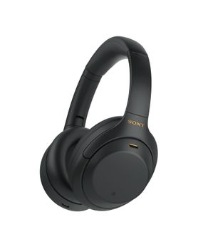 SONY WH-1000XM4 trådløse hodetelefoner Støyreduserende,  Bluetooth,  touch-betjening,  speak to chat, 30t batteritid,  sort (WH1000XM4B.CE7)