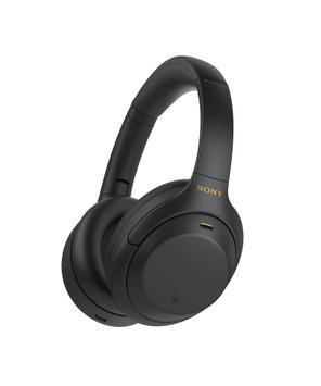 Sony WH-1000XM4 - hodetelefoner med mikrofon (WH1000XM4B.CE7)