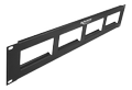 DELOCK Easy 45 19? Patch Panel cut-out 4 x 90.5 x 45.2 mm, 2U, black