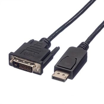 ROLINE DisplayPort til DVI-D kabel, DP han / DVI-D han - 1,5 m. (11045619)