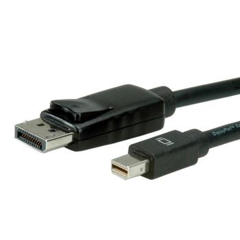 ROLINE DisplayPort kabel, DP han / DP mini han  - V1.1 - sort - 1,0 m. (11.04.5634)