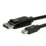 ROLINE DisplayPort Cable, DP - Mini DP, M/M, 1m